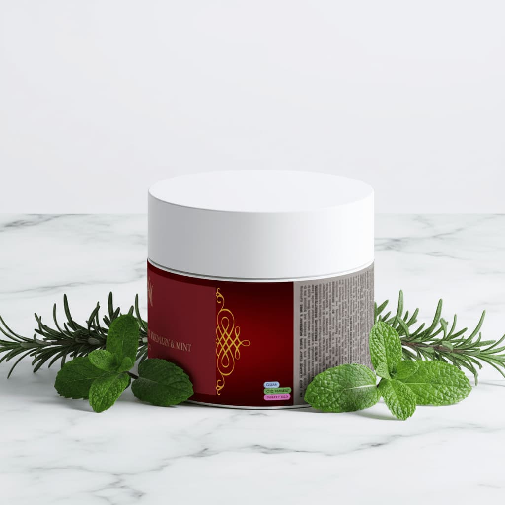 Emilia M Beauty Deep Cleanse Scalp Scrub Rosemary Mint promotes healthier hair growth 170ml