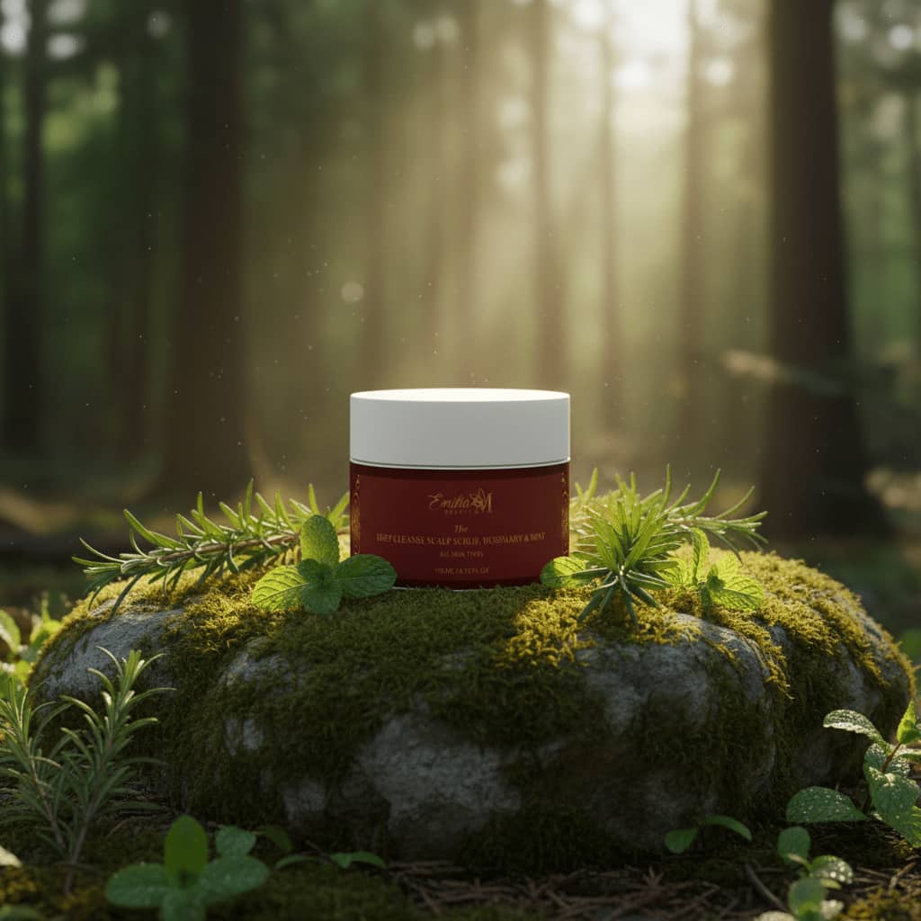 Emilia M Beauty Deep Cleanse Scalp Scrub Rosemary Mint scalp refreshed and balanced 170ml