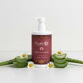 Emilia M Beauty Sensitive Scalp Shampoo 400ml with fresh aloe vera and chamomile flowers, gentle soothing formula