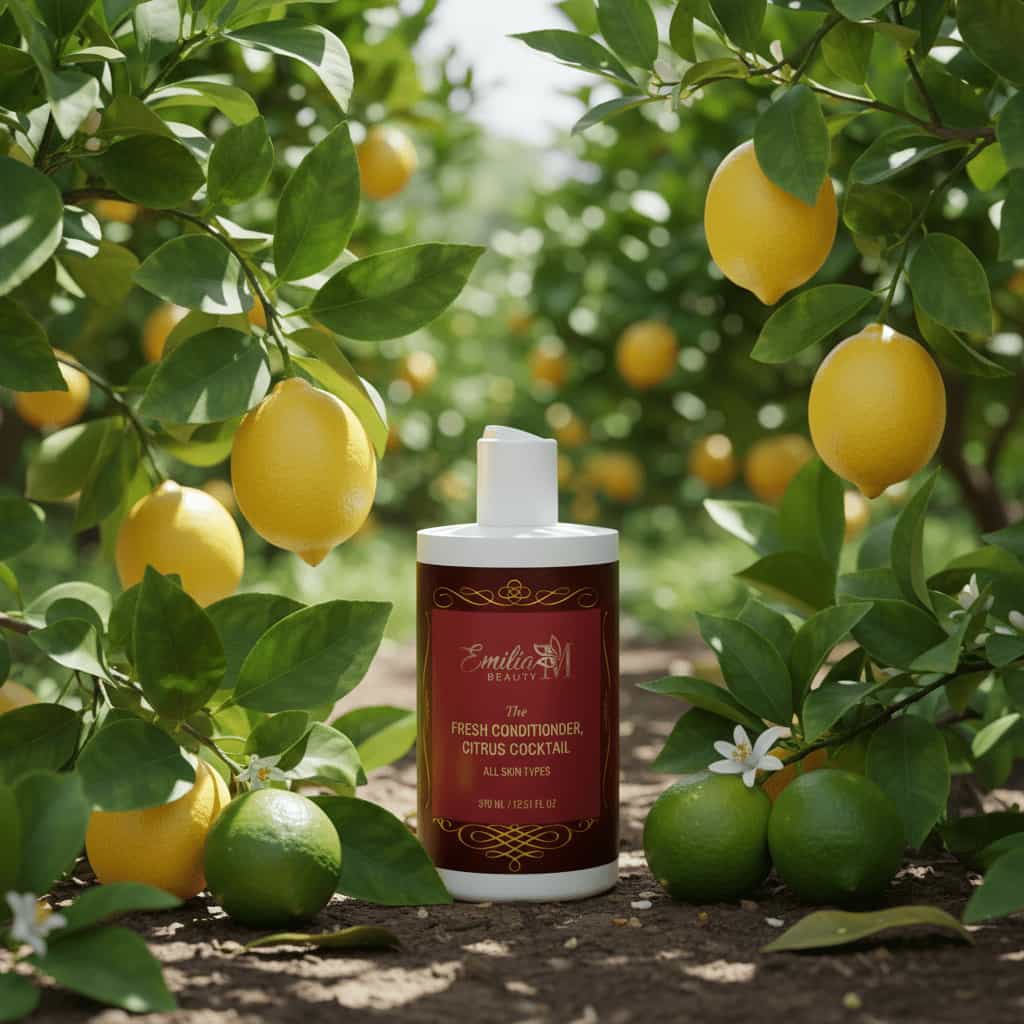 Emilia M Beauty Fresh Conditioner Citrus Cocktail irresistible citrus scent lasts all day 370ml