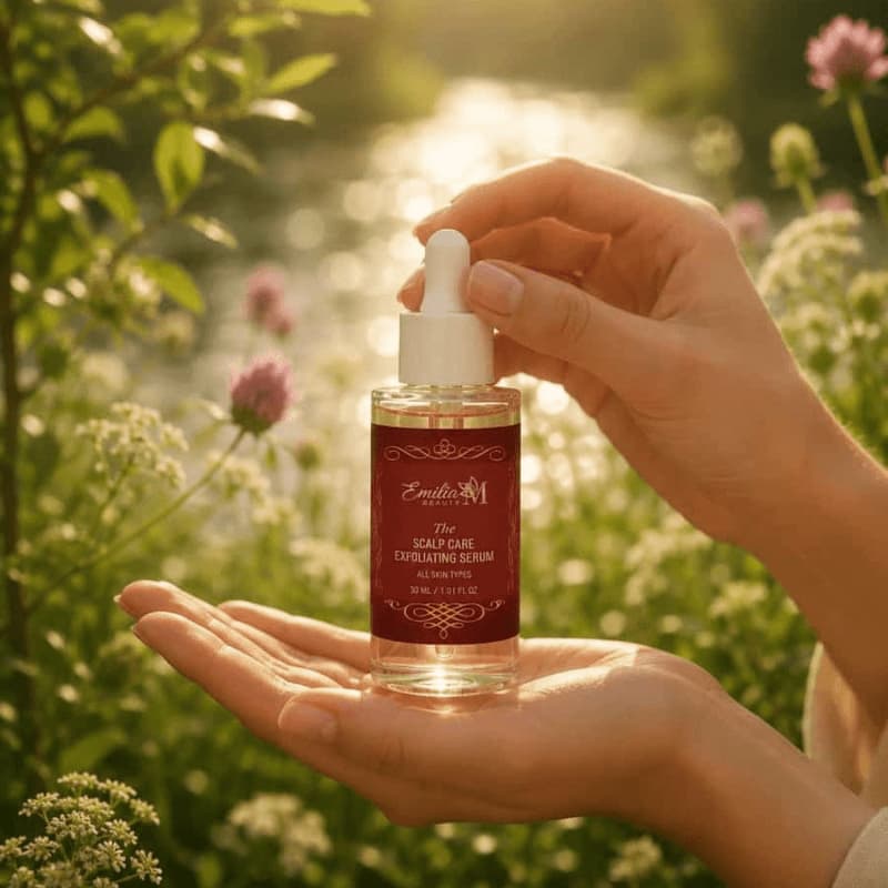 Emilia M Beauty Scalp Care Exfoliating Serum with Lactic Acid and Sodium Hyaluronate 30ml