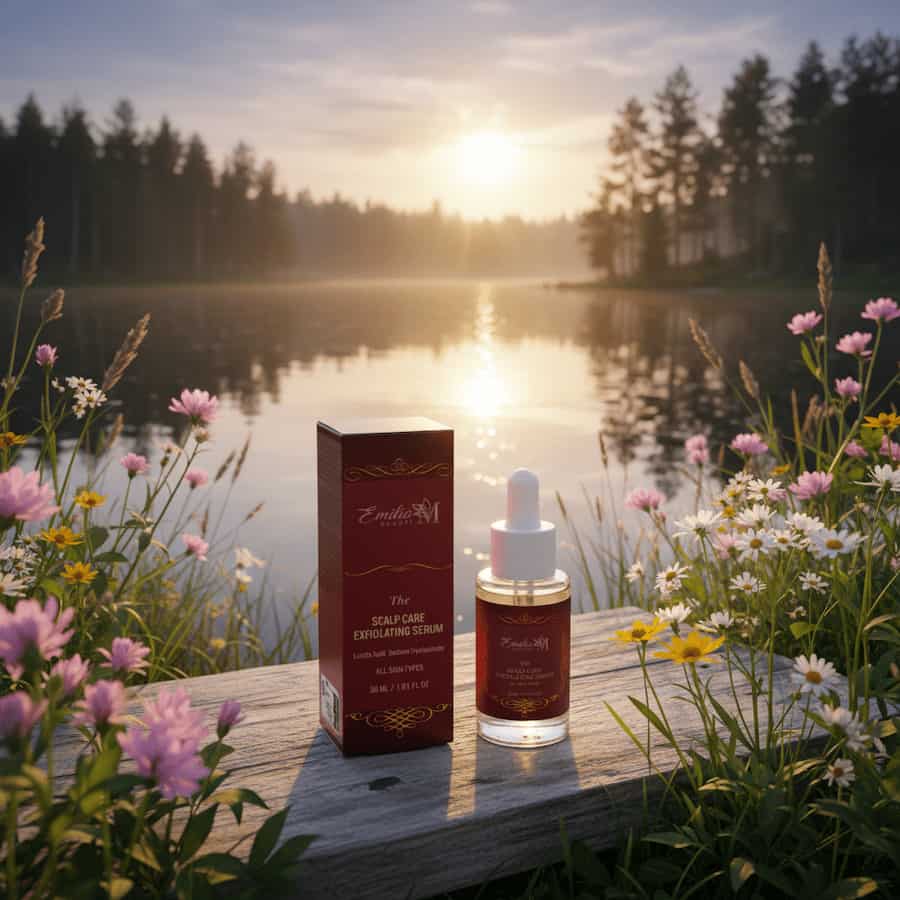 Emilia M Beauty Scalp Care Exfoliating Serum nature scenery scalp exfoliation 30ml