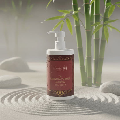 Emilia M Beauty Sensitive Scalp Shampoo soothes irritation and reduces redness 400ml